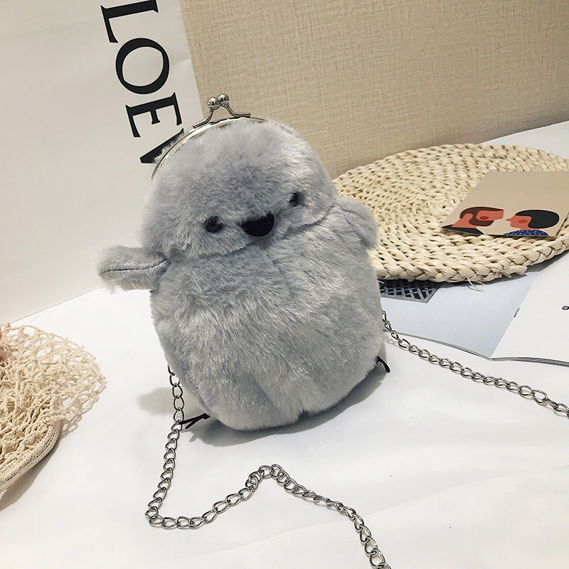 Cute Chicken Plush Shoulder Chain Bag