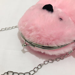 Cute Chicken Plush Shoulder Chain Bag