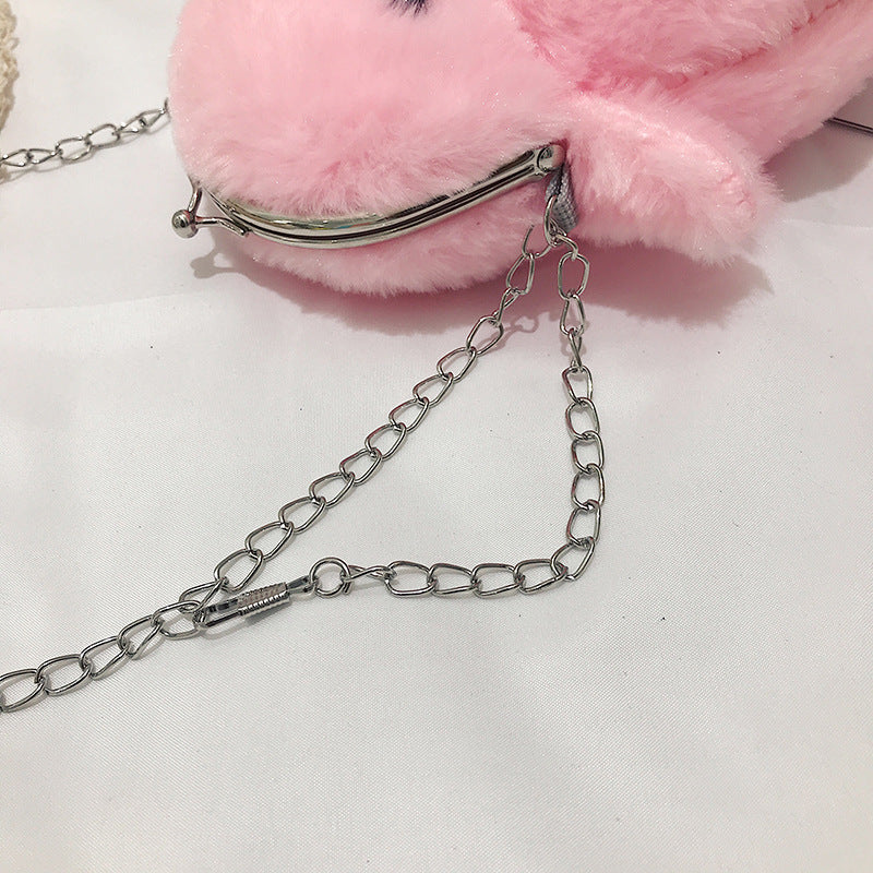 Cute Chicken Plush Shoulder Chain Bag