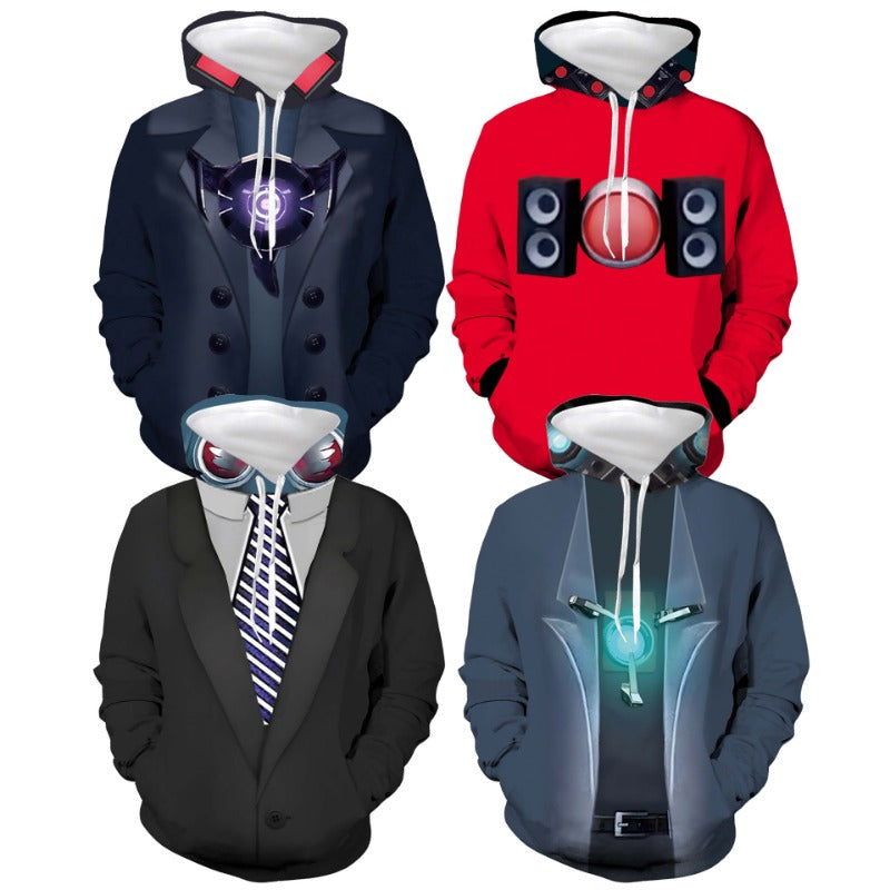 Unisex TV Character Cosplay Costume Digital Print Hoodie