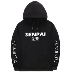 Unisex Japanese Style SENPAI Print Hoodie