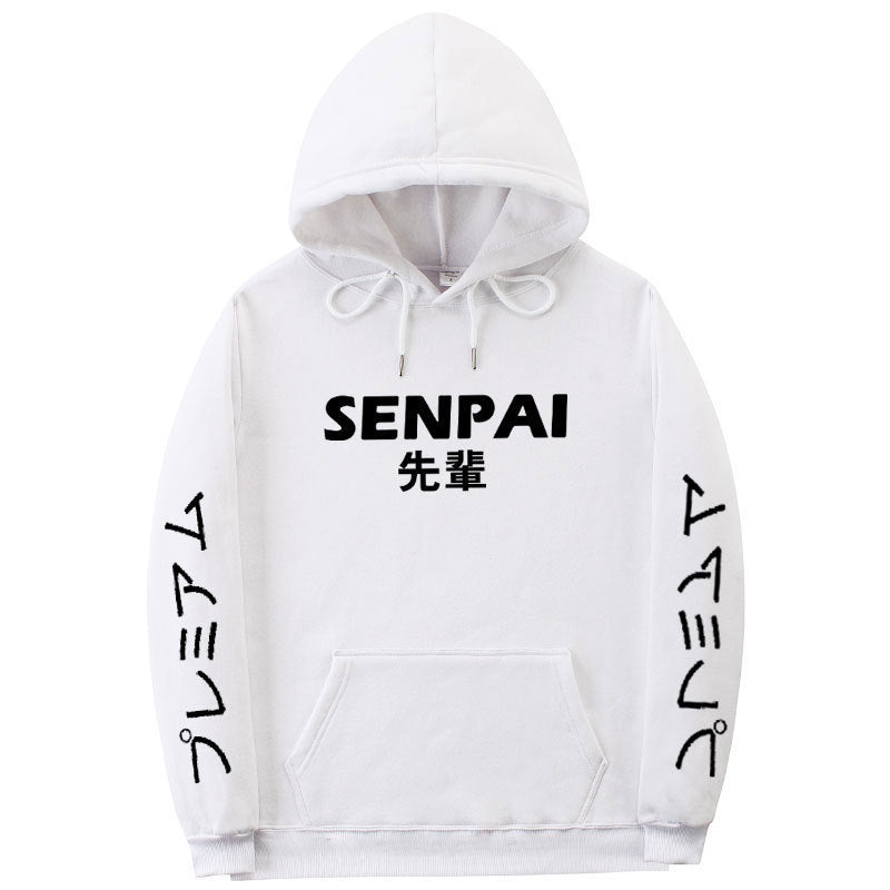 Unisex Japanese Style SENPAI Print Hoodie