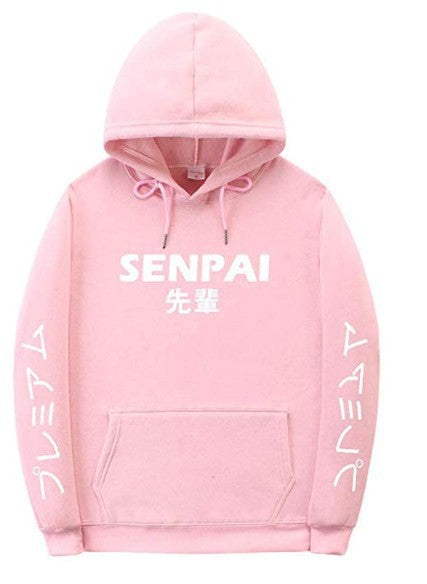 Unisex Japanese Style SENPAI Print Hoodie