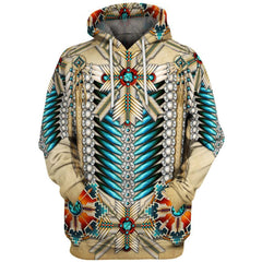 Unisex Tribal Style 3D Print Relaxed Hoodie