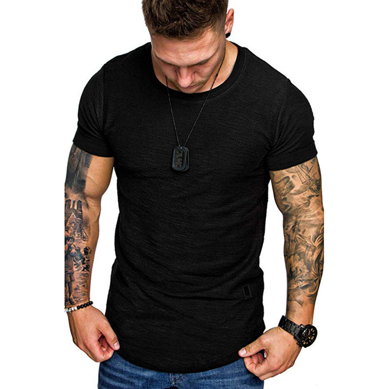 Casual Men's Sports Short-sleeved T-shirt