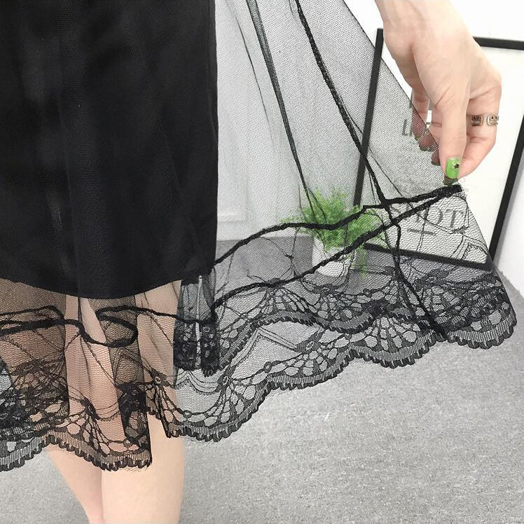 Women's Sexy Lace Mesh Summer Skirt