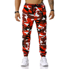 Men's Patchwork Camouflage Jogging Sports Pants