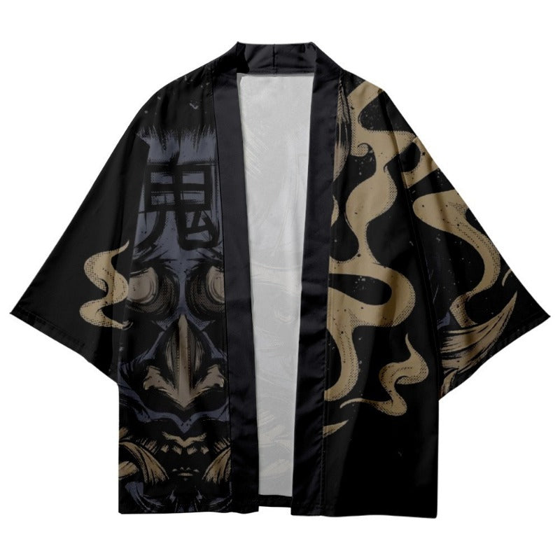 Japanese Ukiyo-e Style Creative Demon Cosplay Kimono