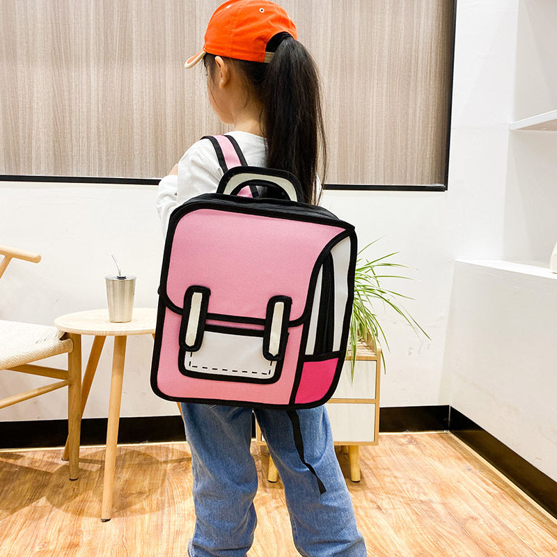 Three-dimensional Cartoon Shoulder Backpack