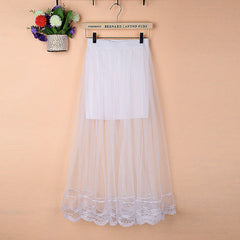 Women's Sexy Lace Mesh Summer Skirt