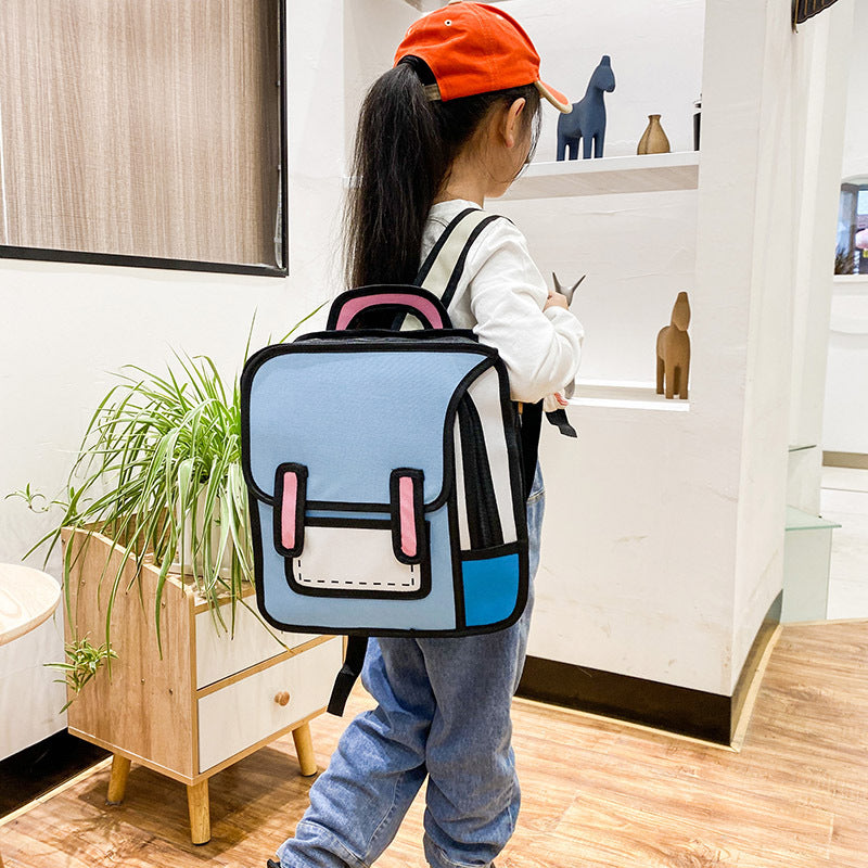 Three-dimensional Cartoon Shoulder Backpack