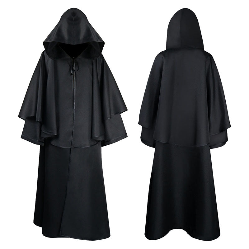 Trendy Unisex Multi Color Medieval Long Cloak