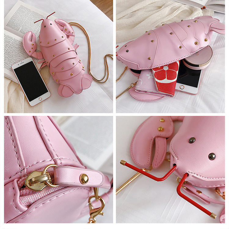 Cute Lobster Shaped Chain Bag