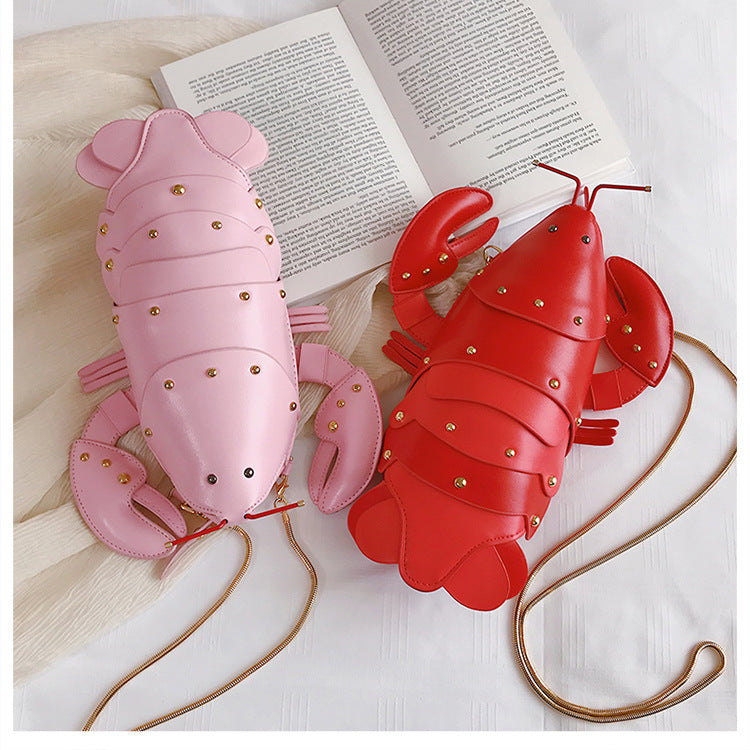 Cute Lobster Shaped Chain Bag