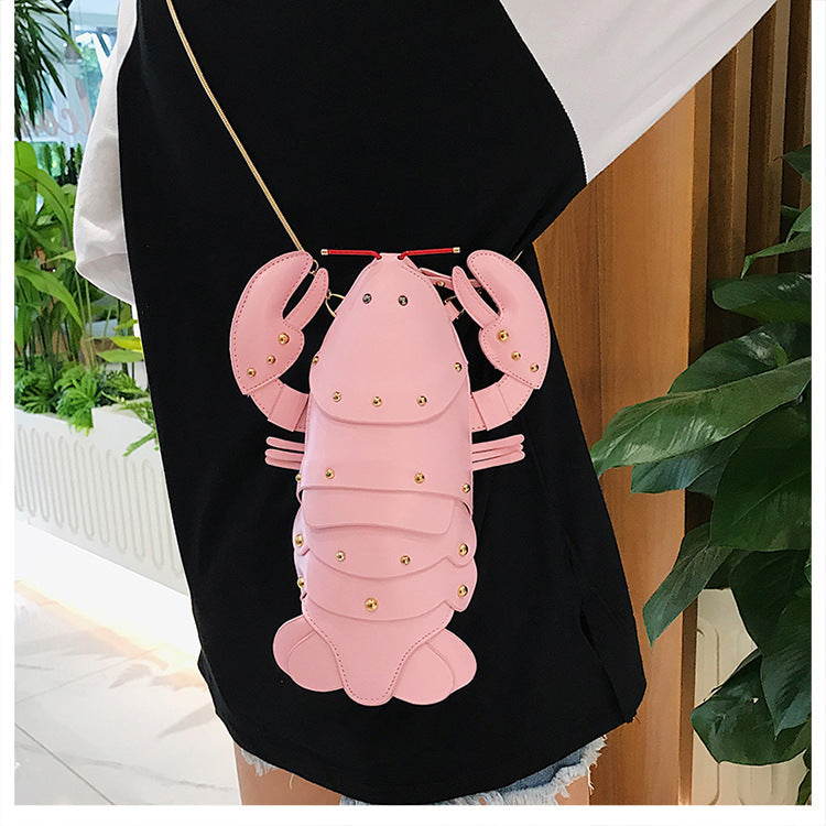 Cute Lobster Shaped Chain Bag