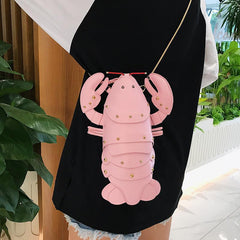 Cute Lobster Shaped Chain Bag