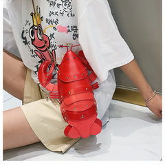 Cute Lobster Shaped Chain Bag