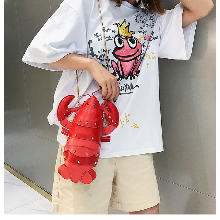 Cute Lobster Shaped Chain Bag