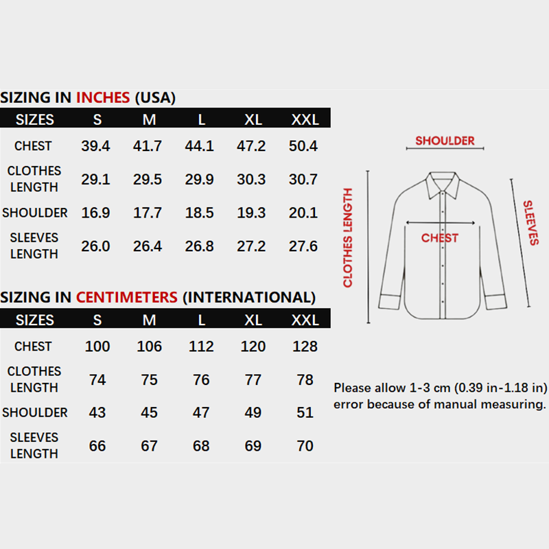 Men's Fashion Wave Pattern Long Sleeve Collar Shirt