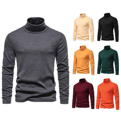 Men's Fashion High Neck Fleece Fit Base Shirt