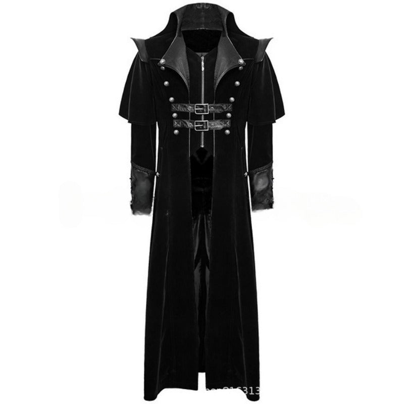 Gothic Men's Stage Performance Vampire Coat Costume