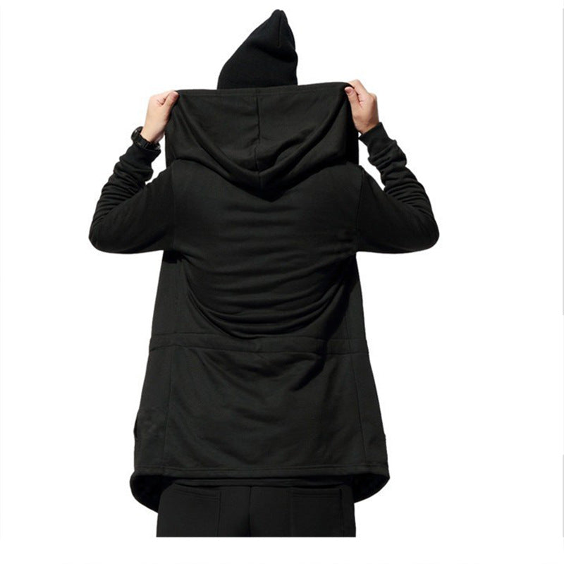 Trendy Unisex Mid Length Hooded Wizard Cape