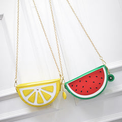 Women's Watermelon Fruit Shaped Shoulder Bag