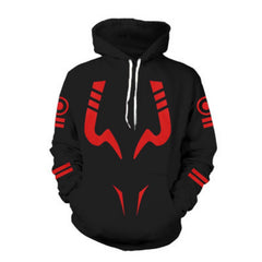 Unisex Anime Cosplay 3D Printed Sports Hoodie