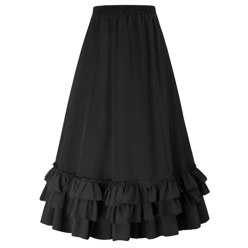 Vintage Women's Retro Gothic Renaissance Style Skirt