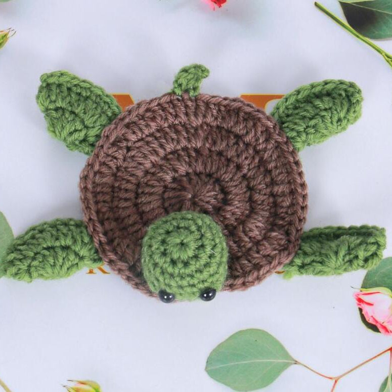 Turtle Insulation Pads Hand-knitted Mug Coaster