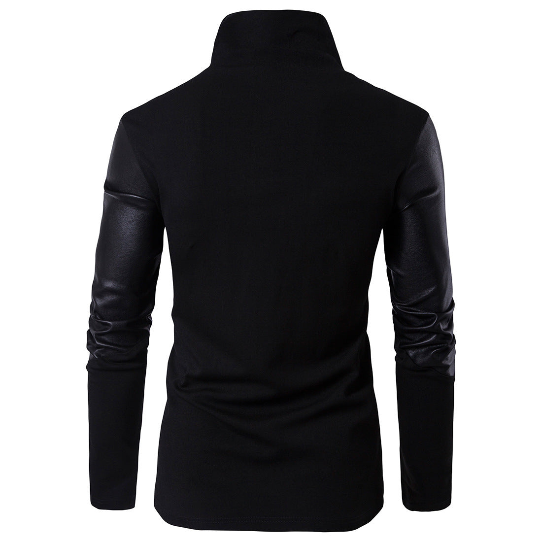 Men's Casual Stand Up Collar Slim Fit Knit Jacket