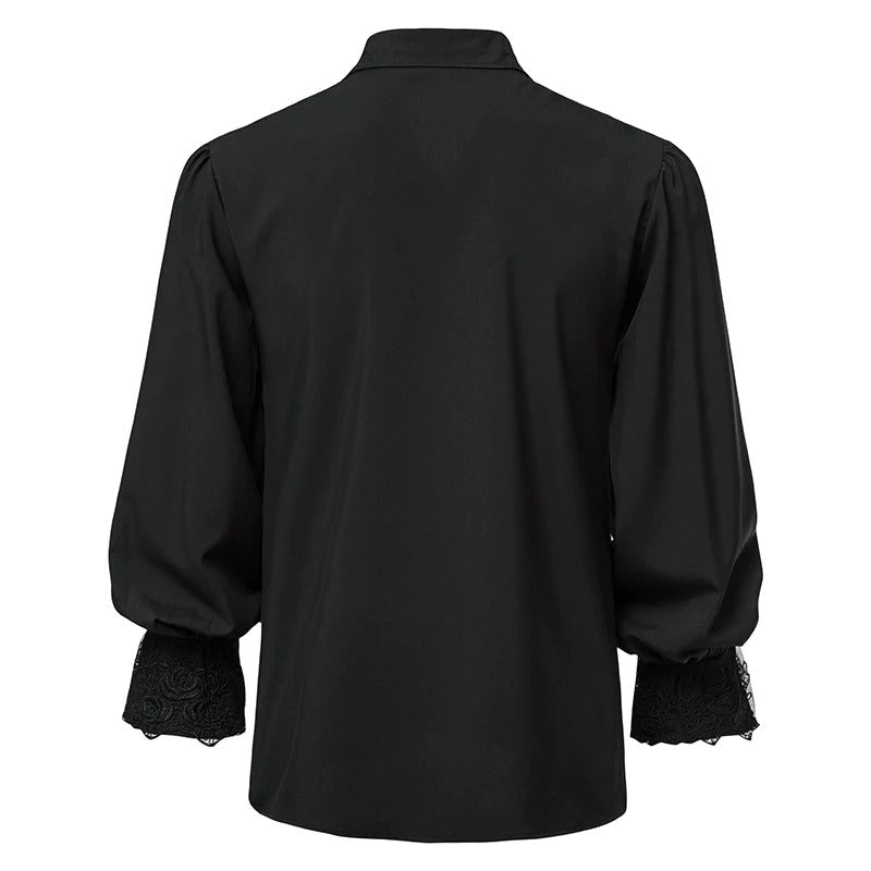 Renaissance Men's Vampire Steampunk Ruffled Costume Shirt