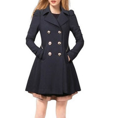 Women's Slim Fit Long Commuting Jacket Windbreaker