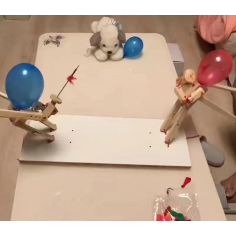 Bamboo Man Duel with Opponents Poke Balloons Toy