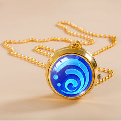 Vintage Rotating Pocket Watch Flip Necklace