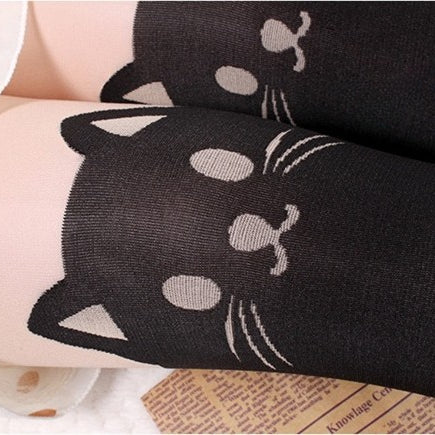 Cute Cat Tails Pantyhose Silk Stockings