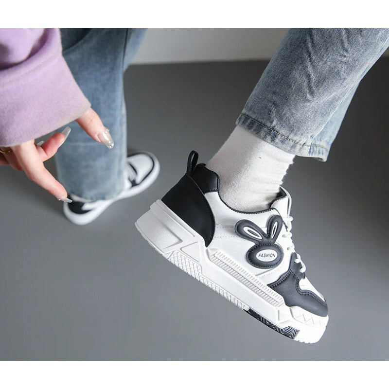 Cute Rabbit Women's Fashion Versatile Casual Shoes