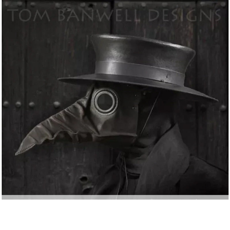 Unisex Medieval Steampunk Style Plague Doctor Cosplay Costume