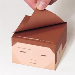 Bald Head Sticky Notes