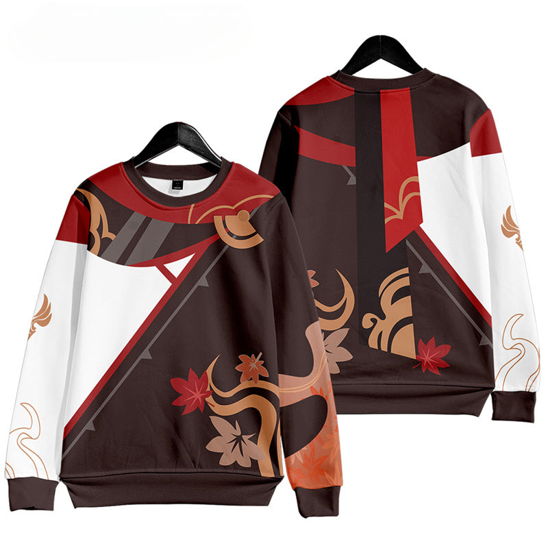 Trendy 3D Graphic Print Cosplay Hoodie