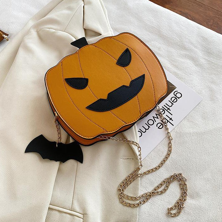 Cute Spoof Women's Pumpkin Halloween Bag