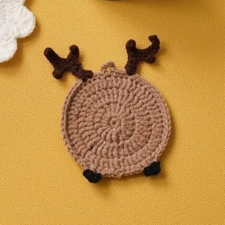 Turtle Insulation Pads Hand-knitted Mug Coaster