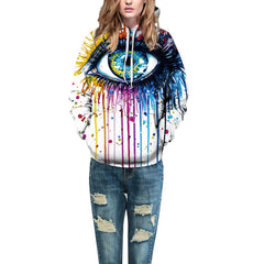 Unisex Oil Painting Digital Print Casual Hoodie