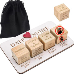 Trendy Wooden Date Night Dice