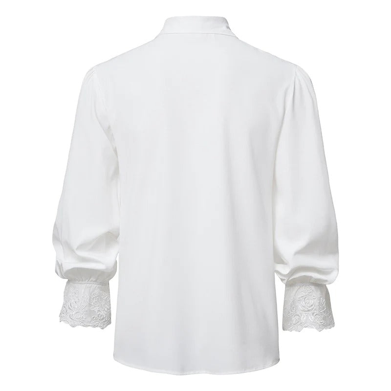 Renaissance Men's Vampire Steampunk Ruffled Costume Shirt