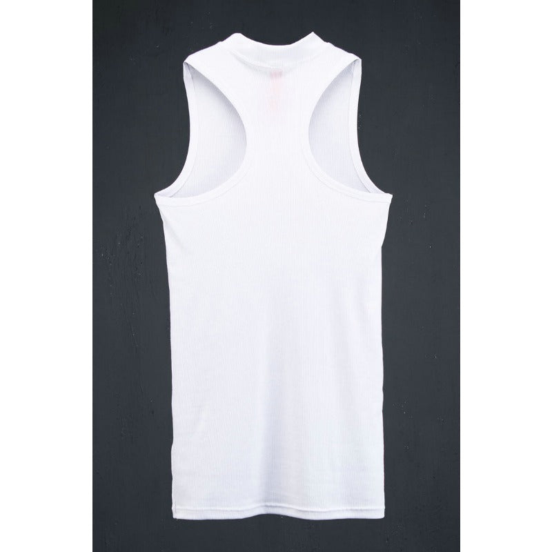 Chic Men's Semi-high Collar Slim Sleeveless T-shirt Vest