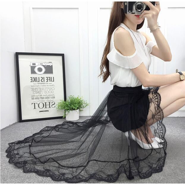 Women's Sexy Lace Mesh Summer Skirt