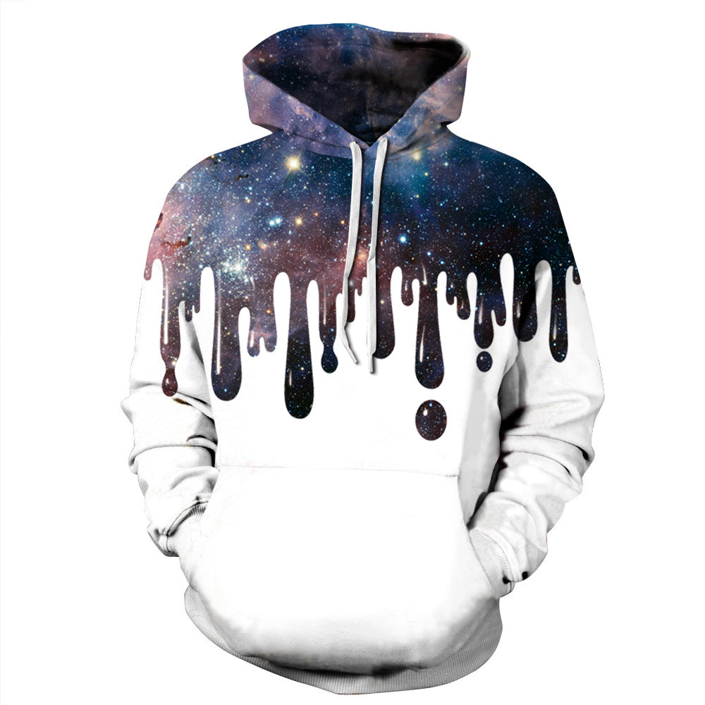 Trendy Unisex Starry Sky Art 3D Printed Hoodie