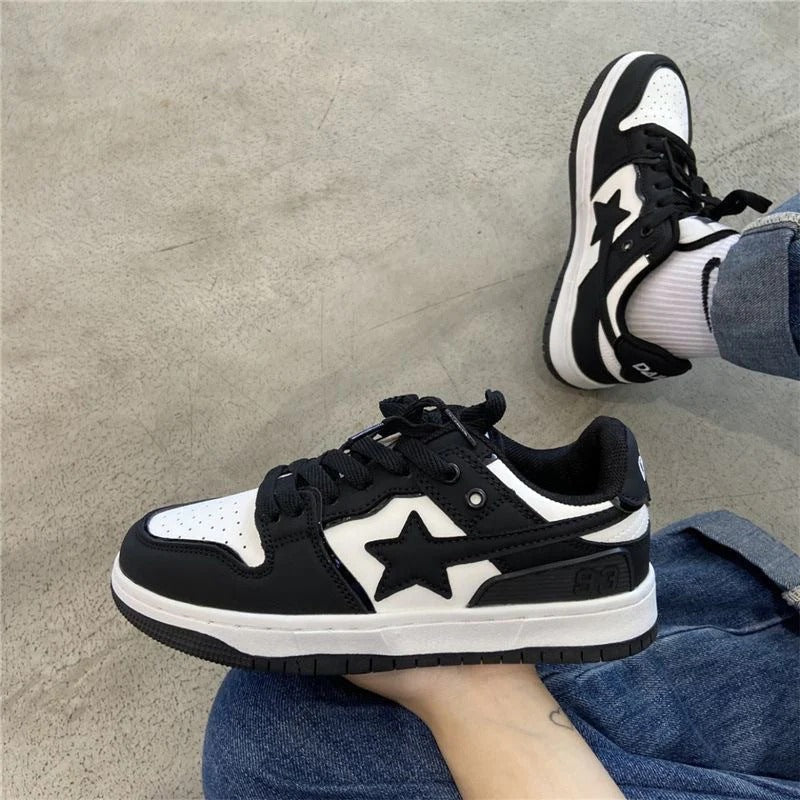 Retro Y2K Style Women's Thick Sole Leisure Sneakers