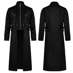 Chic Men's Medieval Renaissance Costume Long Coat